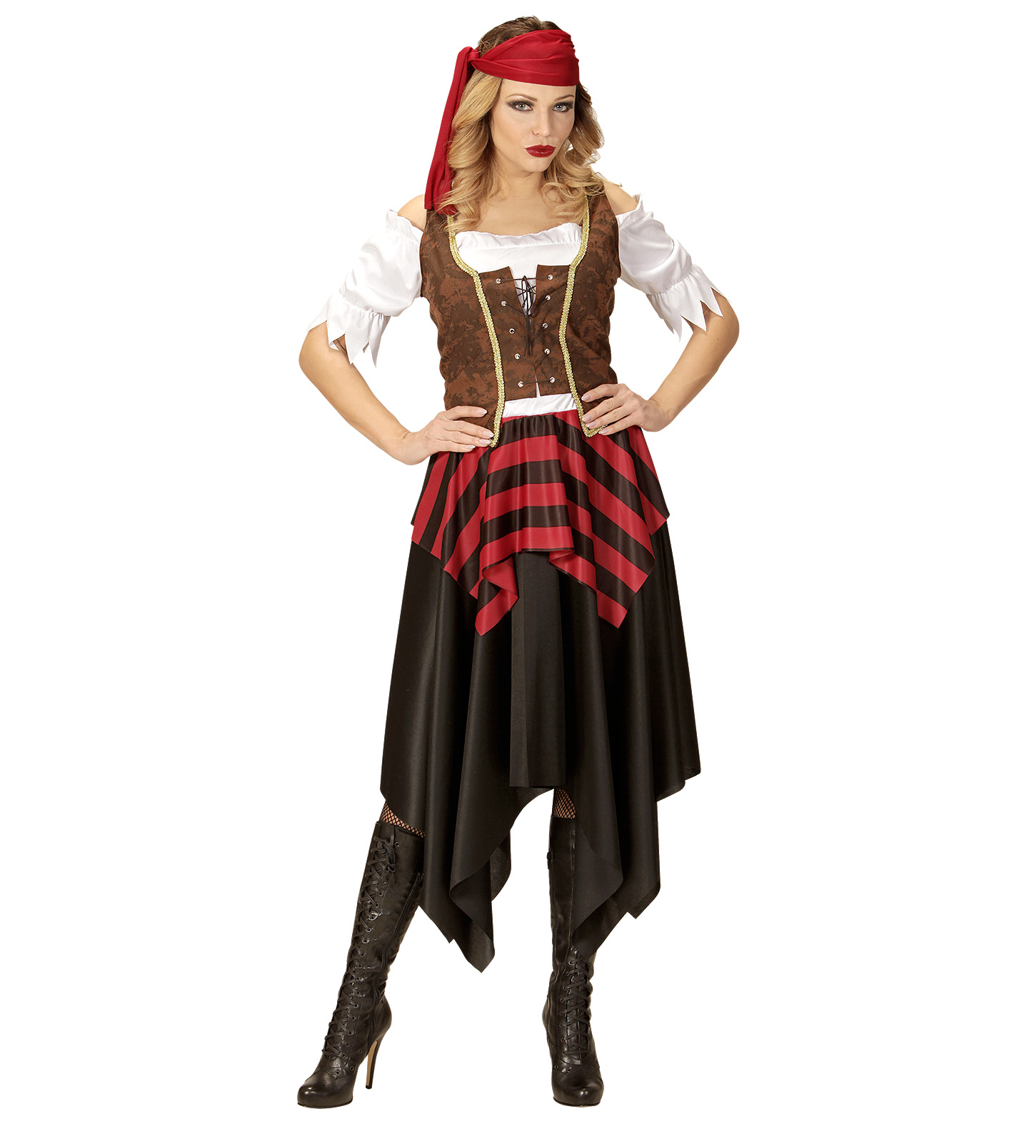 Piratenbraut Damen Kostüm als Piratin verkleiden zu Karneval Fasching 