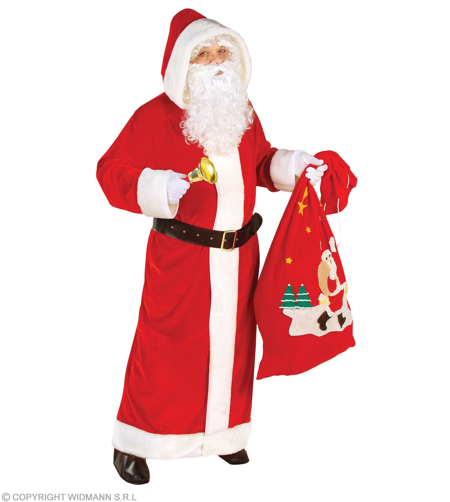 Weihnachtsmann Kostüm Santa L 52-54 Knecht Ruprecht Kostüm Nikolaus Mütze Bart 