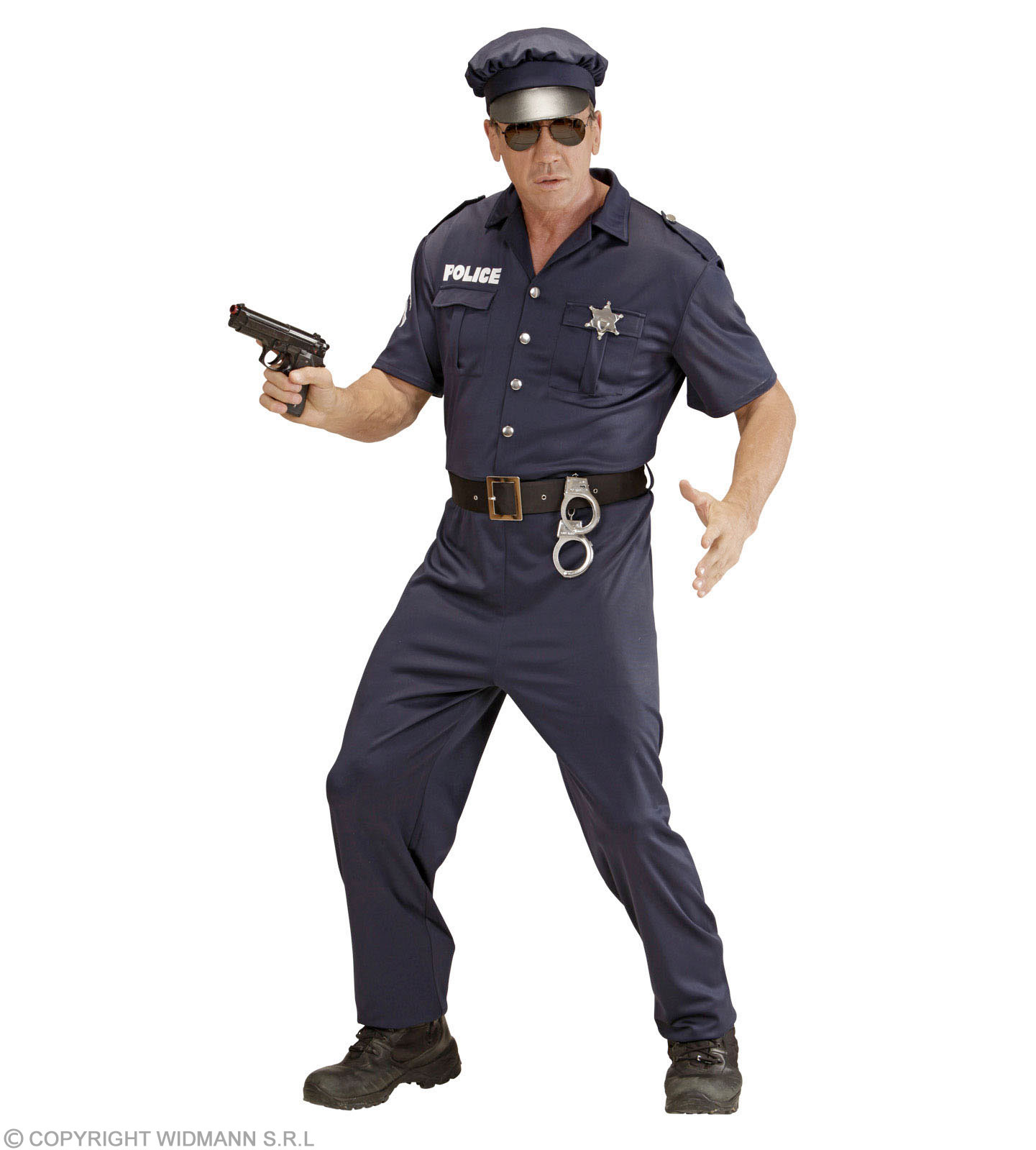 Streifenpolizist Männerkostüm Kostüm Polizist Polizei Kostüm 