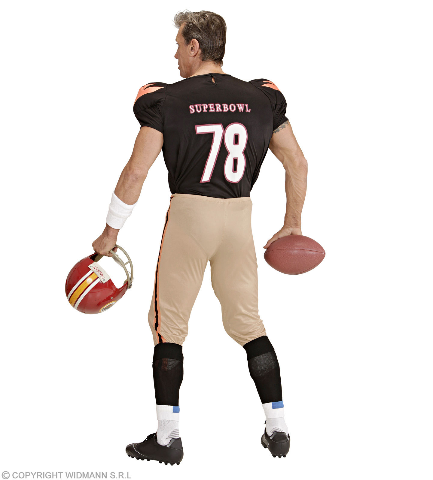 Kostüm American Football Star Sportkostüm Männer Quaterback | eBay