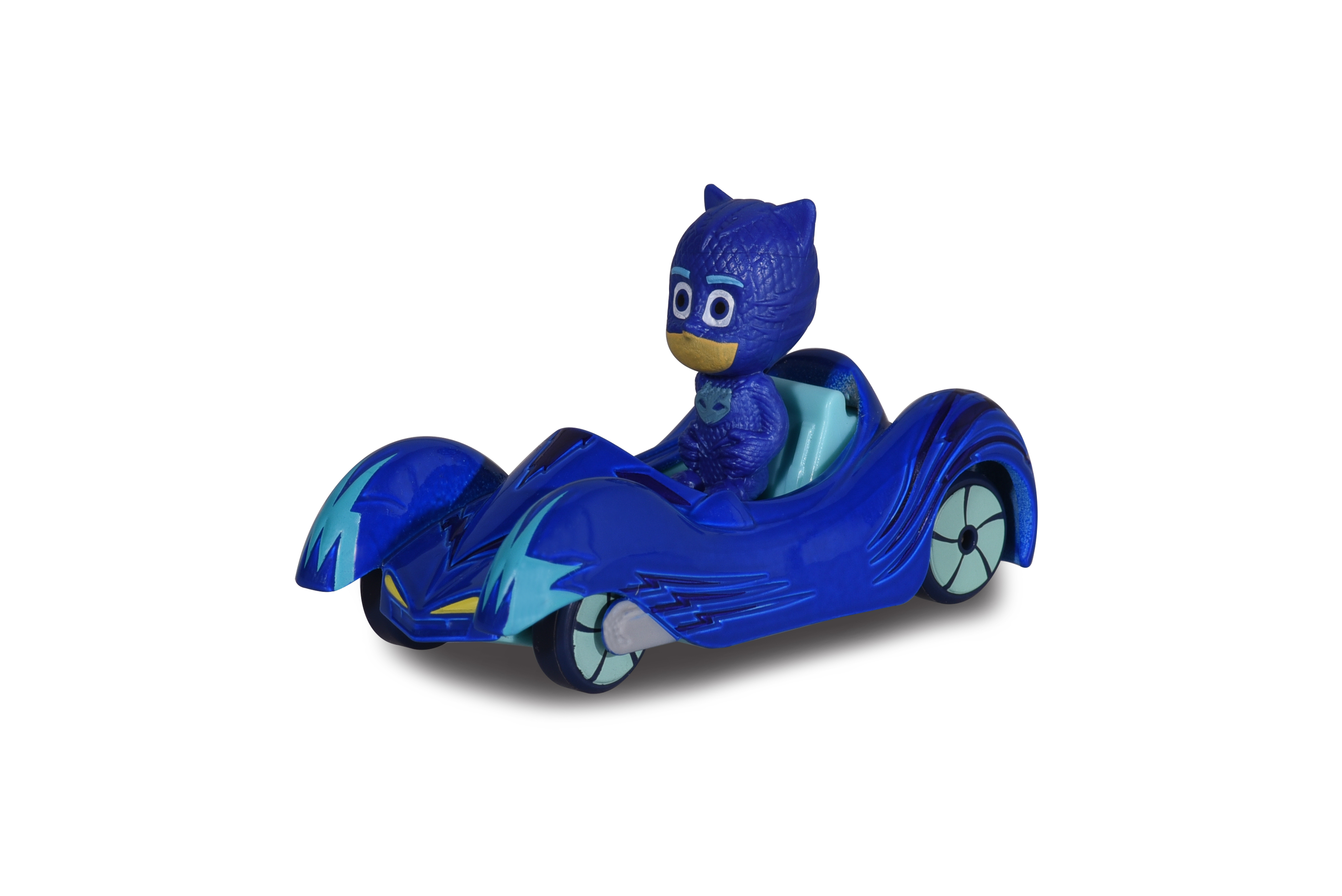 Dickie PJ Masks Spielfigur mit Auto Catboy Gekko Eulette Romeo Fahrzeug